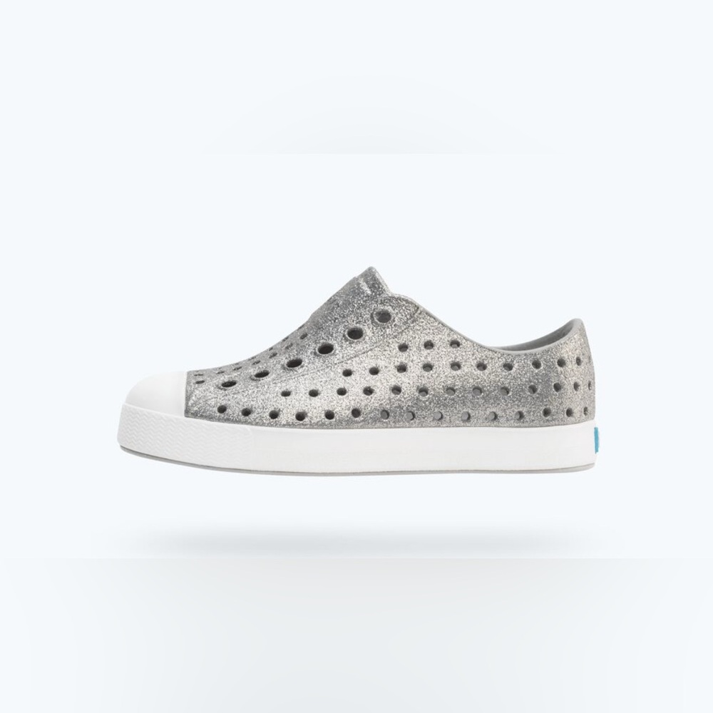 Silver Glitter Slip-On Women's size 7